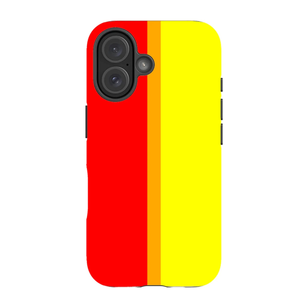 Rainbow Series Red Yellow — iPhone 16 Magsafe Tough Case — Finnaij