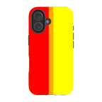 Rainbow Series Red Yellow — iPhone 16 Magsafe Tough Case — Finnaij