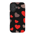 Red Hearts — iPhone 16 Magsafe Tough Case — Finnaij