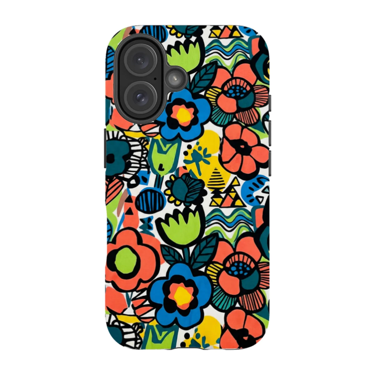 Floral Street Nordic by Salla Niemi — iPhone 16 Magsafe Tough Case — Finnaij