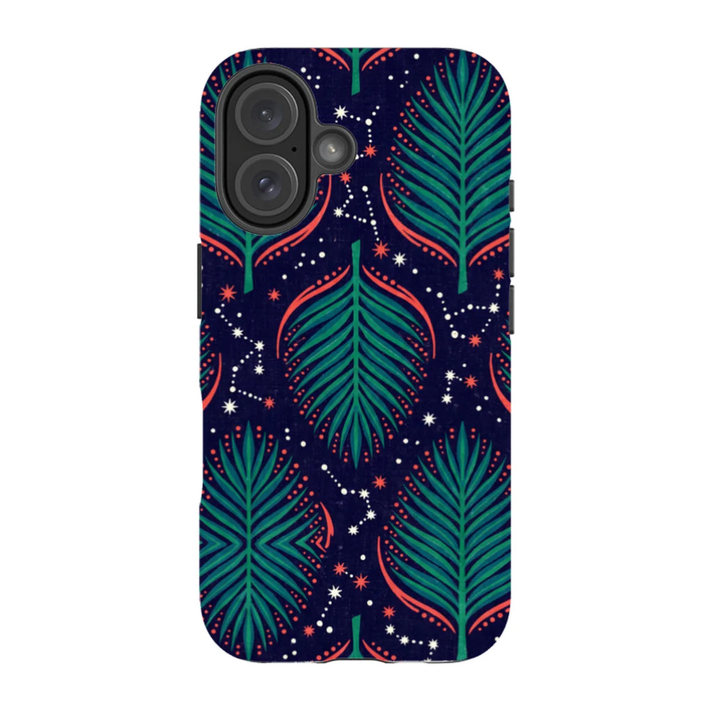 Palm Frond Constellations by Ada Okoye — iPhone 16 MagSafe Tough Case — Finnaij