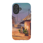 City Edge Quiet Street by Tobi Akinyemi — iPhone 16 MagSafe Tough Case — Finnaij