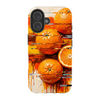 Oranges and Citrus Still Life by Frida Lövström — iPhone 16 Magsafe Tough Case — Finnaij