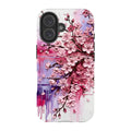 Cherry Blossoms by Frida Lövström — iPhone 16 Magsafe Tough Case — Finnaij