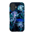 Deep-Sea Underwater Botanical Fantasy by Frida Lövström — iPhone 16 Magsafe Tough Case — Finnaij
