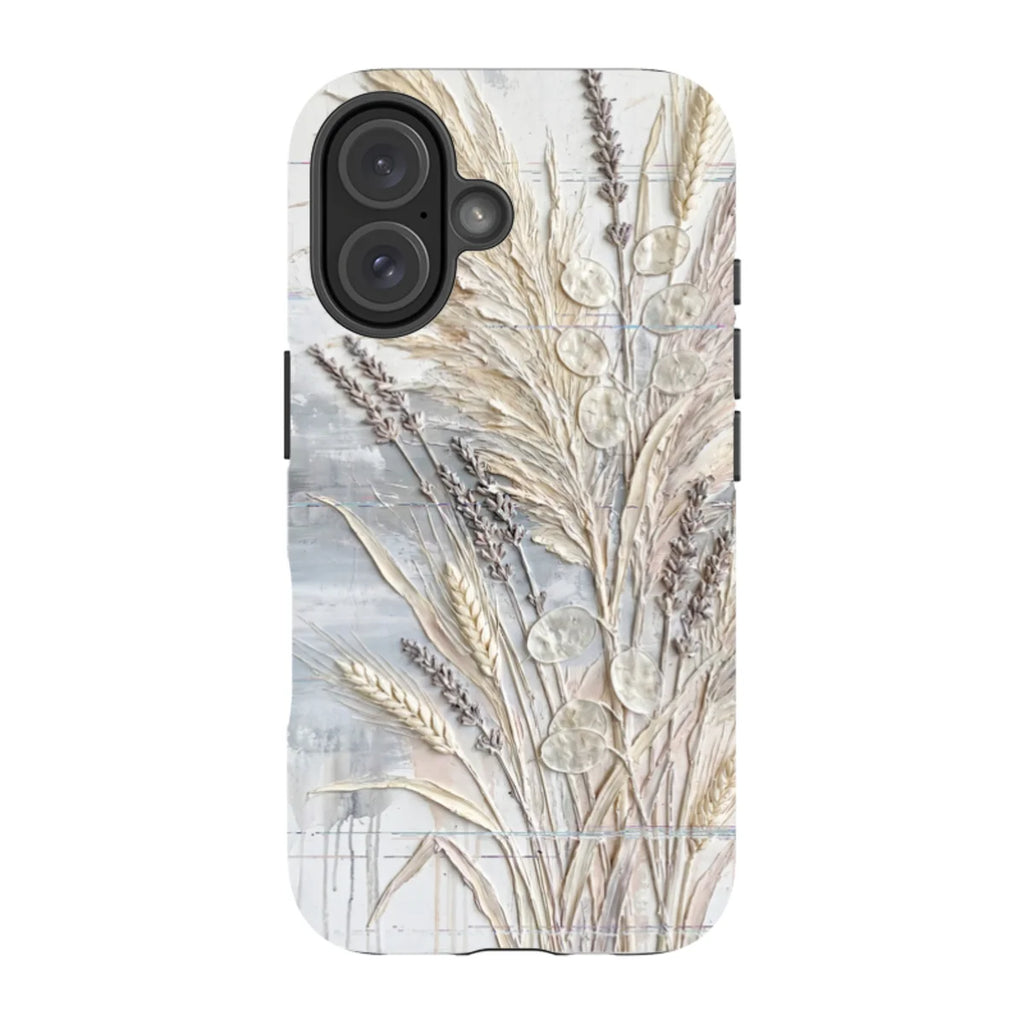 Dried Flowers and Grasses by Frida Lövström — iPhone 16 Magsafe Tough Case — Finnaij