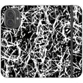 Black-White Grunge — iPhone 16 Wallet Case — Finnaij