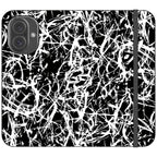 Black-White Grunge — iPhone 16 Wallet Case — Finnaij