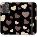 White & Black Hearts Vegan Leather — iPhone 16 Wallet Case — Finnaij