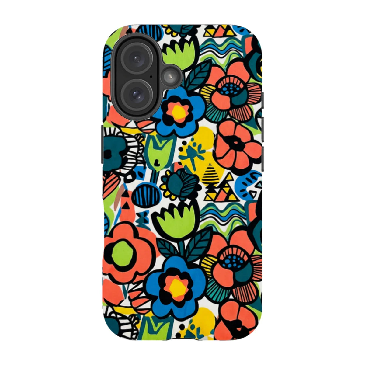 Floral Street Nordic by Salla Niemi — iPhone 16 Tough Case — Finnaij