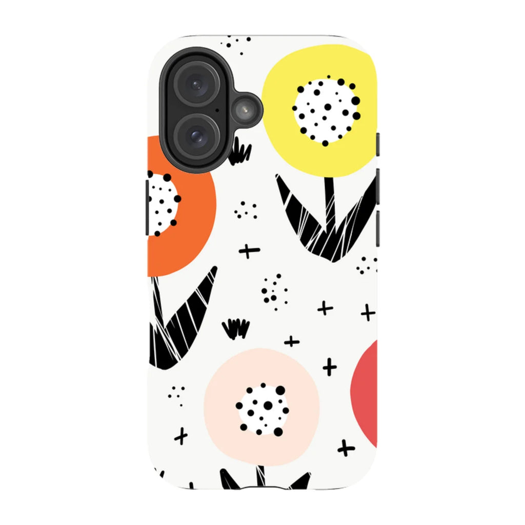 Botanical Doodle — iPhone 16 Tough Case — Finnaij