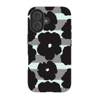 Bold Floral Black — iPhone 16 Tough Case — Finnaij