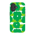 Bold Floral Green — iPhone 16 Tough Case — Finnaij