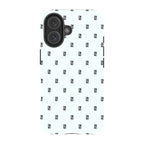 Monogram Snow — iPhone 16 Tough Case — Finnaij