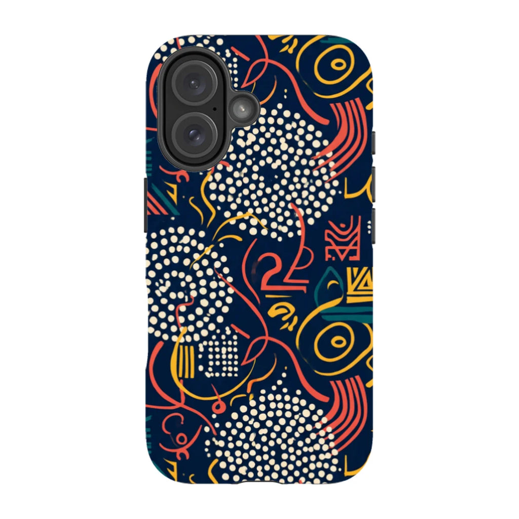 Adire Nightfall by Ada Okoye — Tough Case for iPhone — Finnaij
