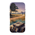 Aso-Oke Accent in the Landscape by Tobi Akinyemi — iPhone 16 Tough Case — Finnaij