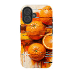 Oranges and Citrus Still Life by Frida Lövström — iPhone 16 Tough Case — Finnaij