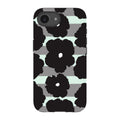 Bold Floral Black — iPhone 16e Tough Case — Finnaij