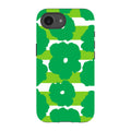 Bold Floral Green — iPhone 16e Tough Case — Finnaij