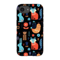 Nordic Ornament Black — iPhone 16e Tough Case — Finnaij