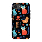 Nordic Ornament Black — iPhone 16e Tough Case — Finnaij