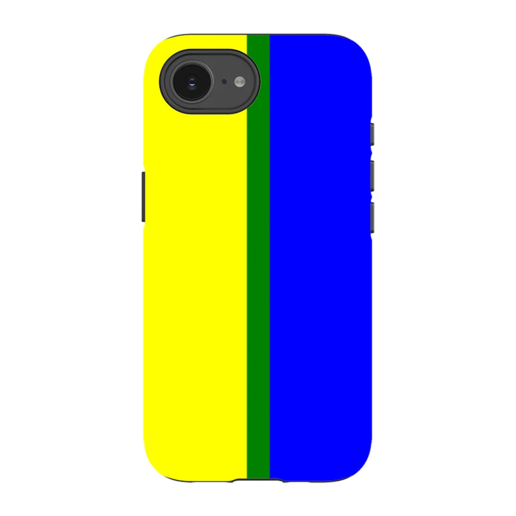 Rainbow Series Yellow Blue — iPhone 16e Tough Case — Finnaij