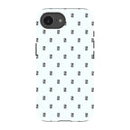 Monogram Snow — iPhone 16e Tough Case — Finnaij
