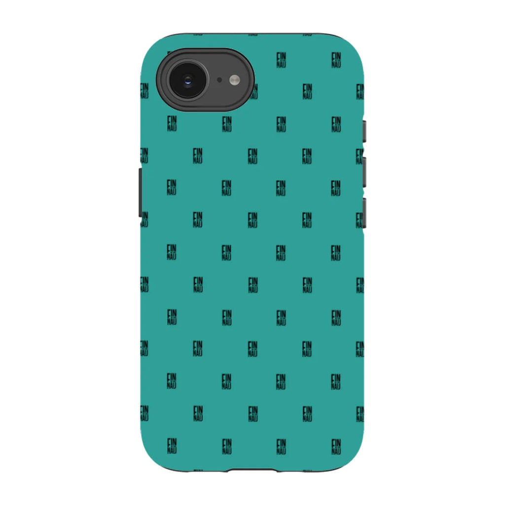 Monogram Teal — iPhone 16e Tough Case — Finnaij