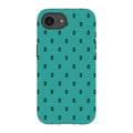 Monogram Teal — iPhone 16e Tough Case — Finnaij