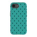 Monogram Teal — iPhone 16e Tough Case — Finnaij