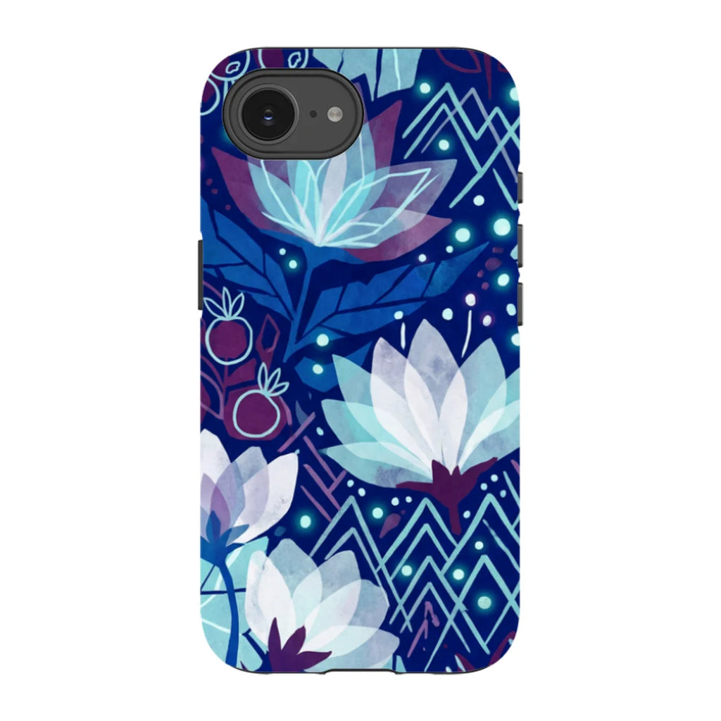 Frozen Lake Petals by Aino Kallio — iPhone 16e Tough Case — Finnaij