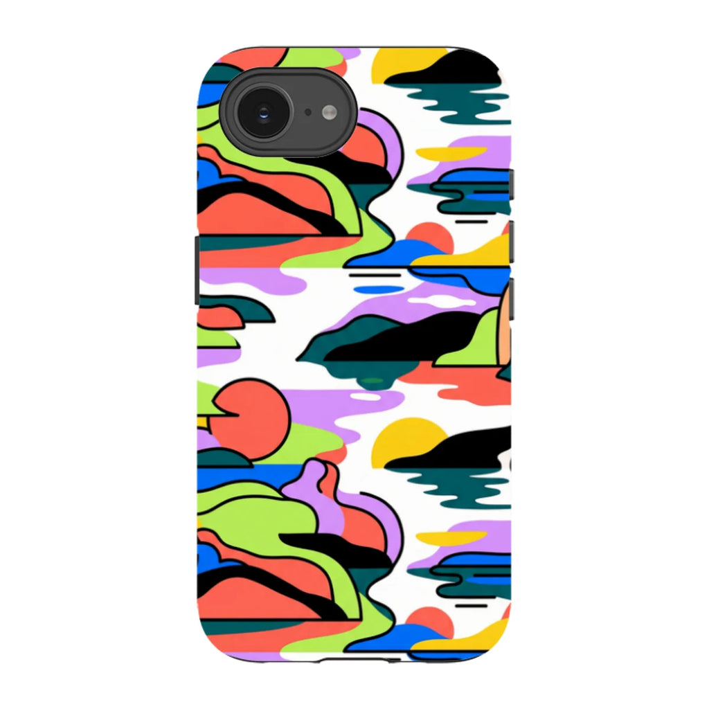 Archipelago Color Motion by Salla Niemi — iPhone 16e Tough Case — Finnaij