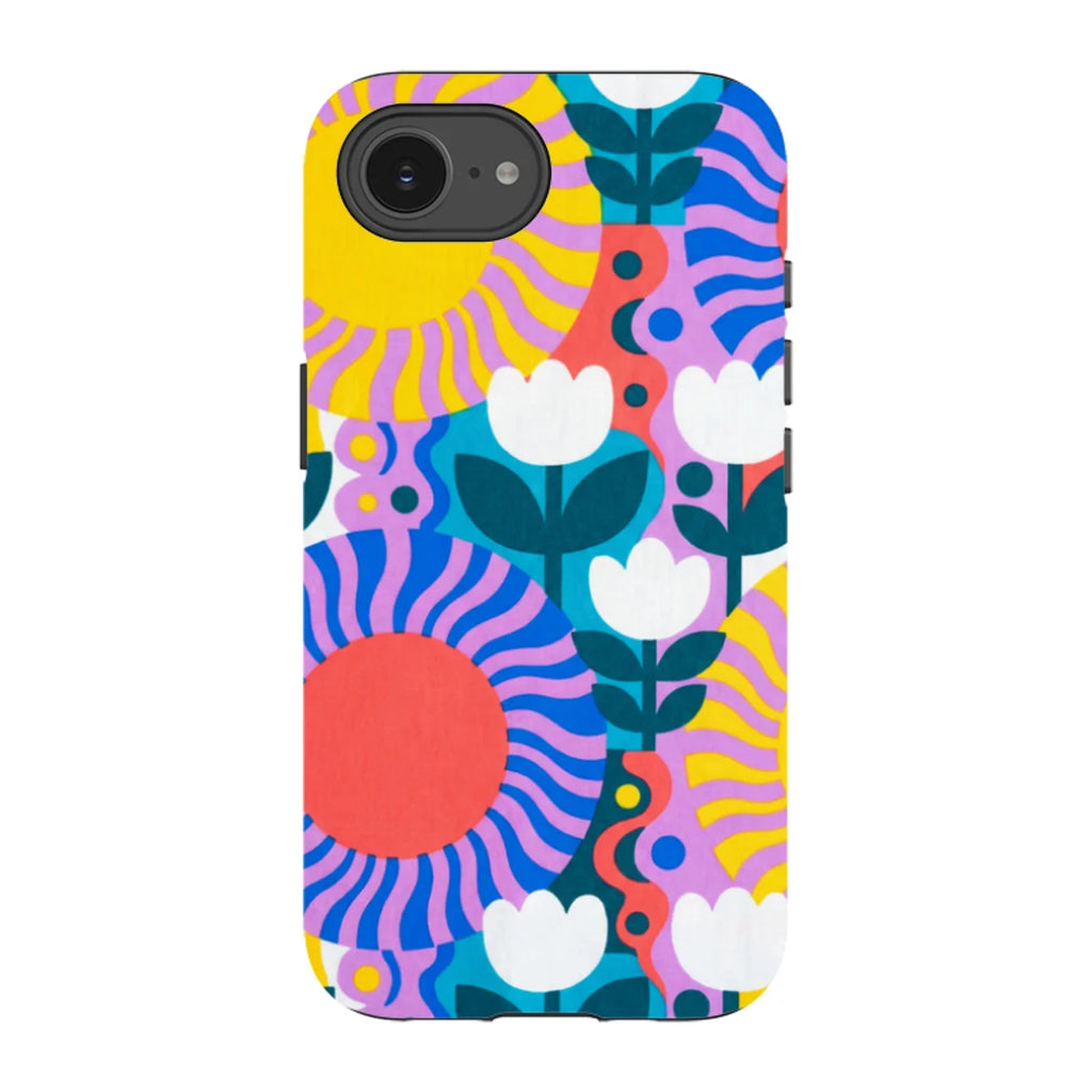 Midnight Sun Mod Bloom by Salla Niemi — iPhone 16e Tough Case — Finnaij
