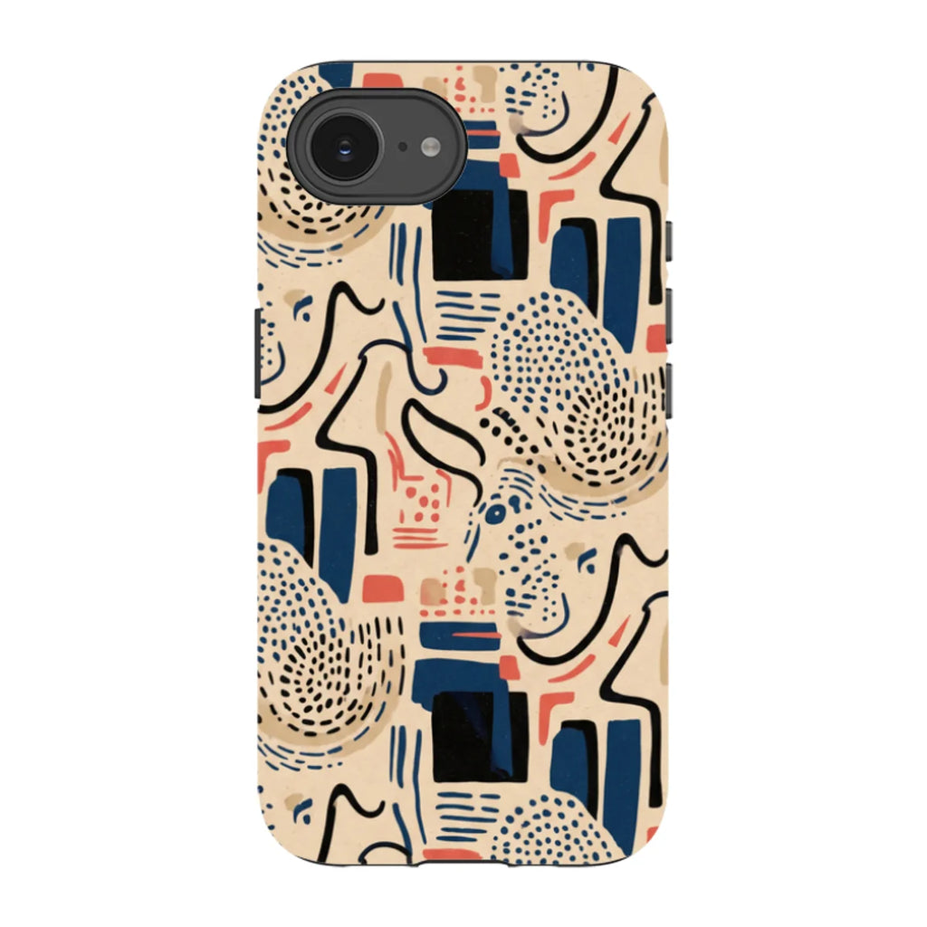Sandstone Adire by Ada Okoye — iPhone 16e Tough Case — Finnaij
