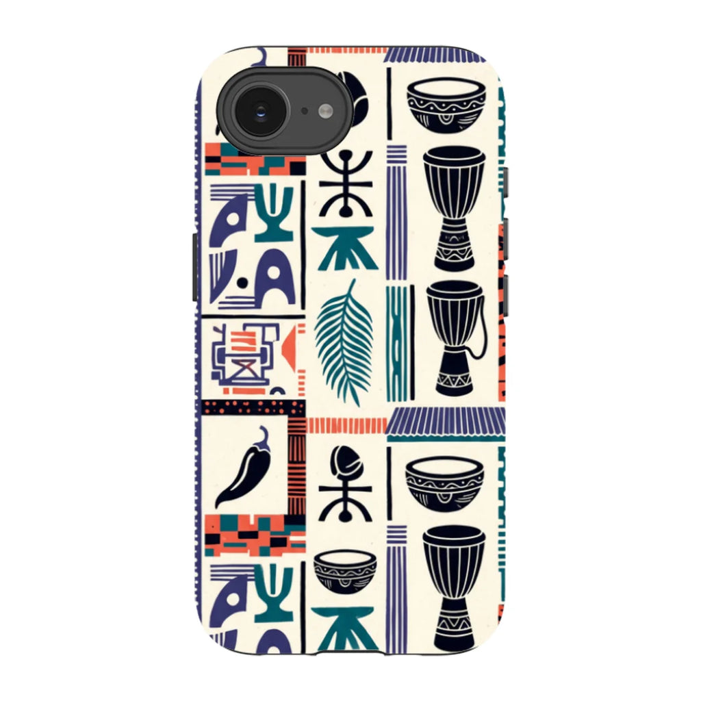 Market Day Icons by Ada Okoye — iPhone 16e Tough Case — Finnaij