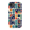 Coastal Indigo Tiles by Ada Okoye — iPhone 16e Tough Case — Finnaij