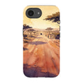 Laterite Road Golden Hour by Tobi Akinyemi — iPhone 16e Tough Case — Finnaij