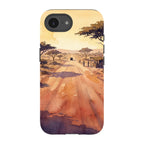 Laterite Road Golden Hour by Tobi Akinyemi — iPhone 16e Tough Case — Finnaij