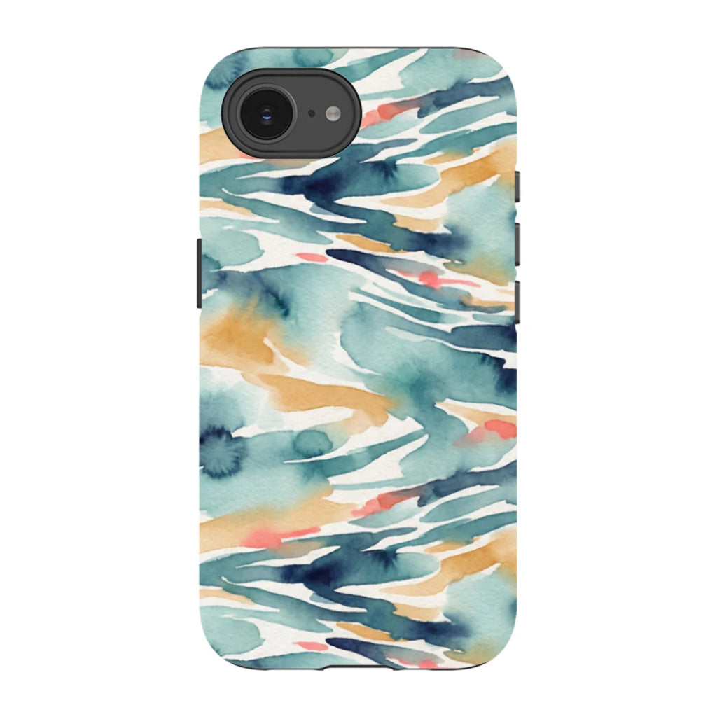 River Reflection Pattern Crop by Tobi Akinyemi — iPhone 16e Tough Case — Finnaij