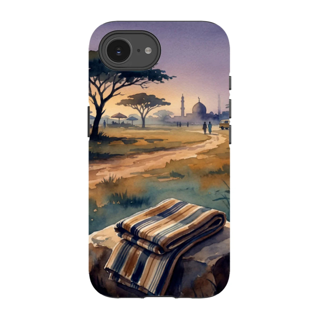 Aso-Oke Accent in the Landscape by Tobi Akinyemi — iPhone 16e Tough Case — Finnaij
