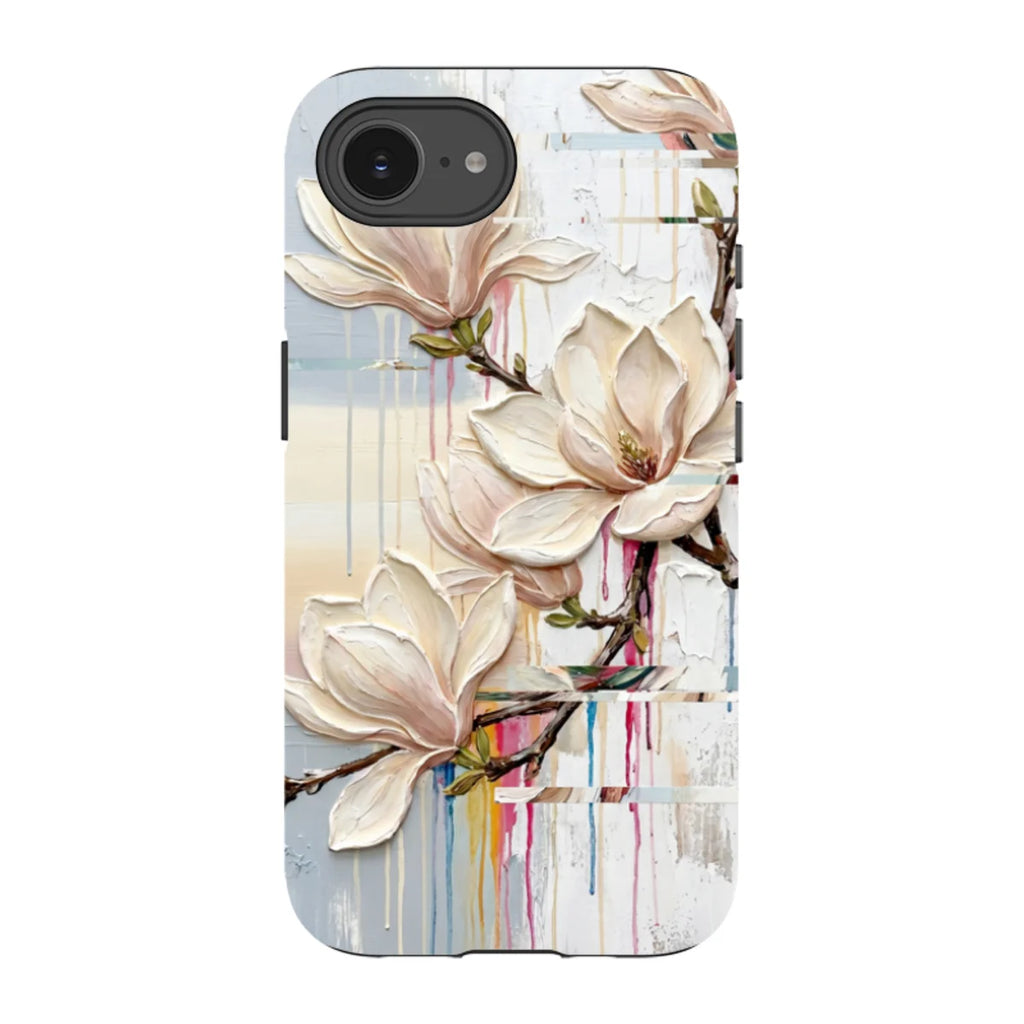 Magnolia Branches by Frida Lövström — iPhone 16e Tough Case — Finnaij
