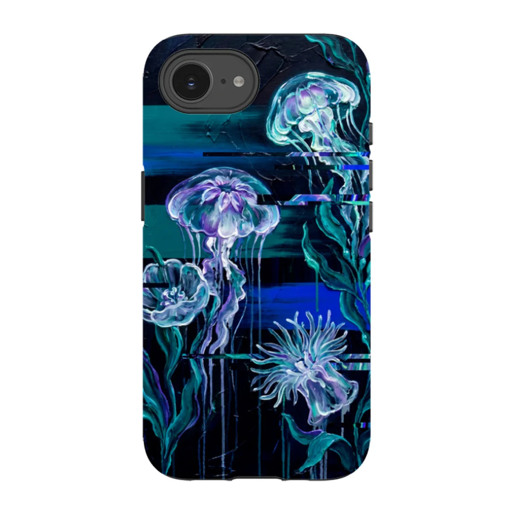 Deep-Sea Underwater Botanical Fantasy by Frida Lövström — iPhone 16e Tough Case — Finnaij