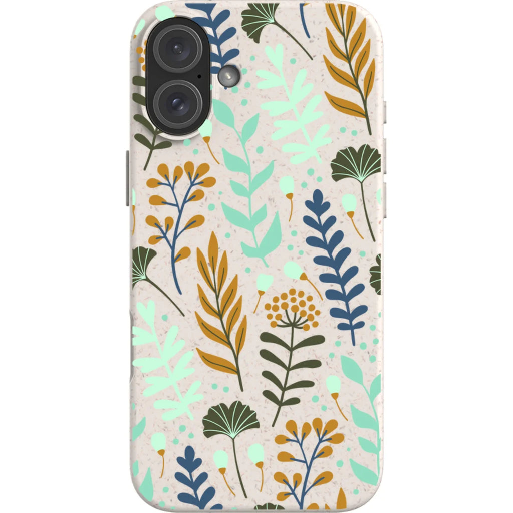 Wild Floral Natural — iPhone 16 Plus iPhone Bio-degradable Case — Finnaij