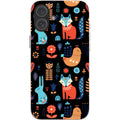 Nordic Ornament Black — iPhone 16 Plus iPhone Bio-degradable Case — Finnaij