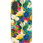 Berry Meadow Glow by Aino Kallio — iPhone 16 Plus iPhone Bio-degradable Case — Finnaij