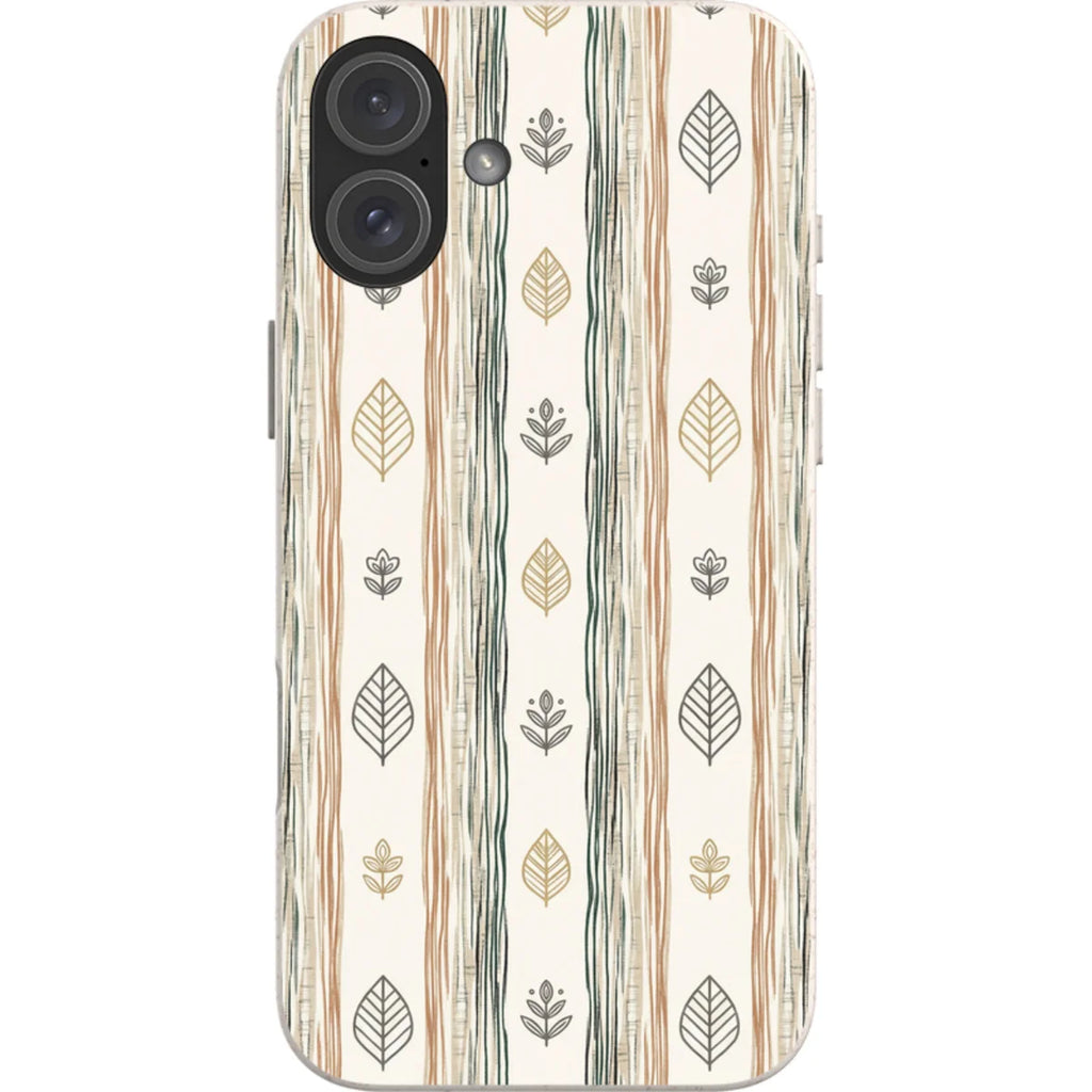 Birch Linen Harmony by Elsi Vaarala — iPhone 16 Plus iPhone Bio-degradable Case — Finnaij