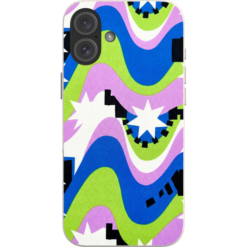 Aurora Pop Burst by Salla Niemi — iPhone 16 Plus iPhone Bio-degradable Case — Finnaij