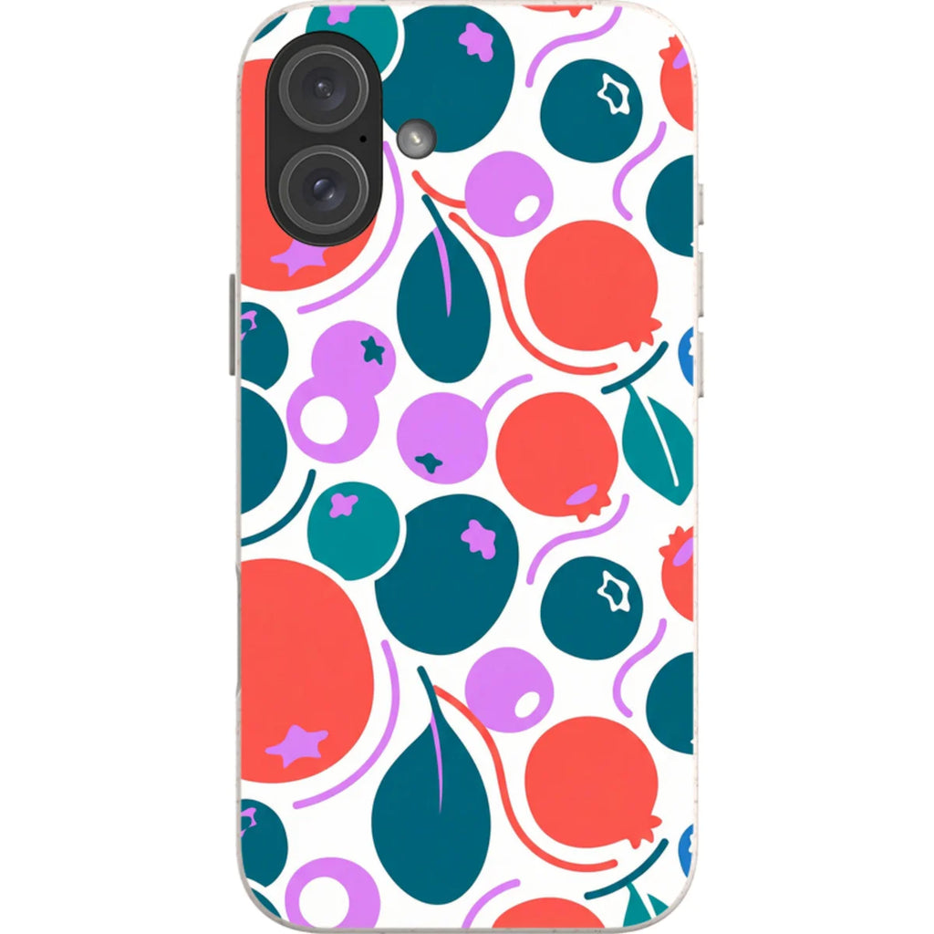 Berry Icon Remix by Salla Niemi — iPhone 16 Plus iPhone Bio-degradable Case — Finnaij