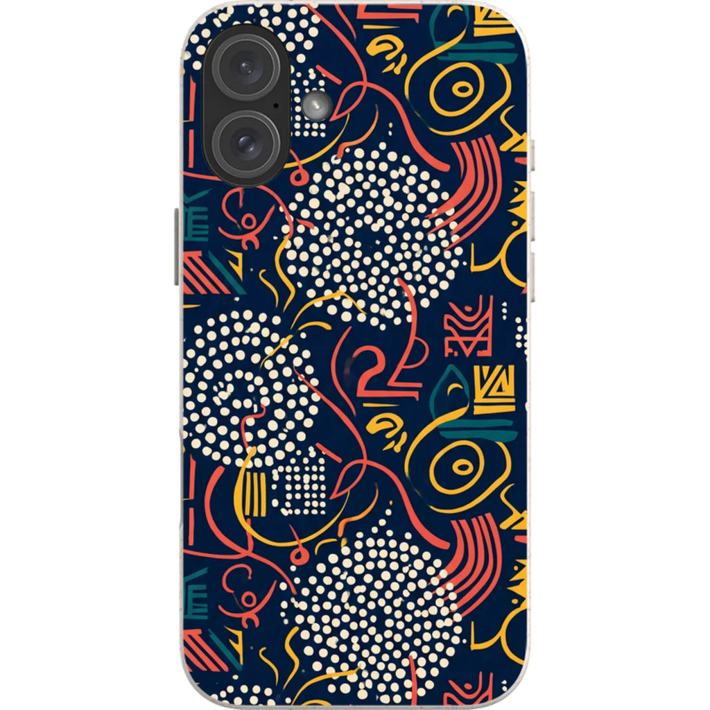 Adire Nightfall by Ada Okoye — iPhone Bio-degradable Case — Finnaij