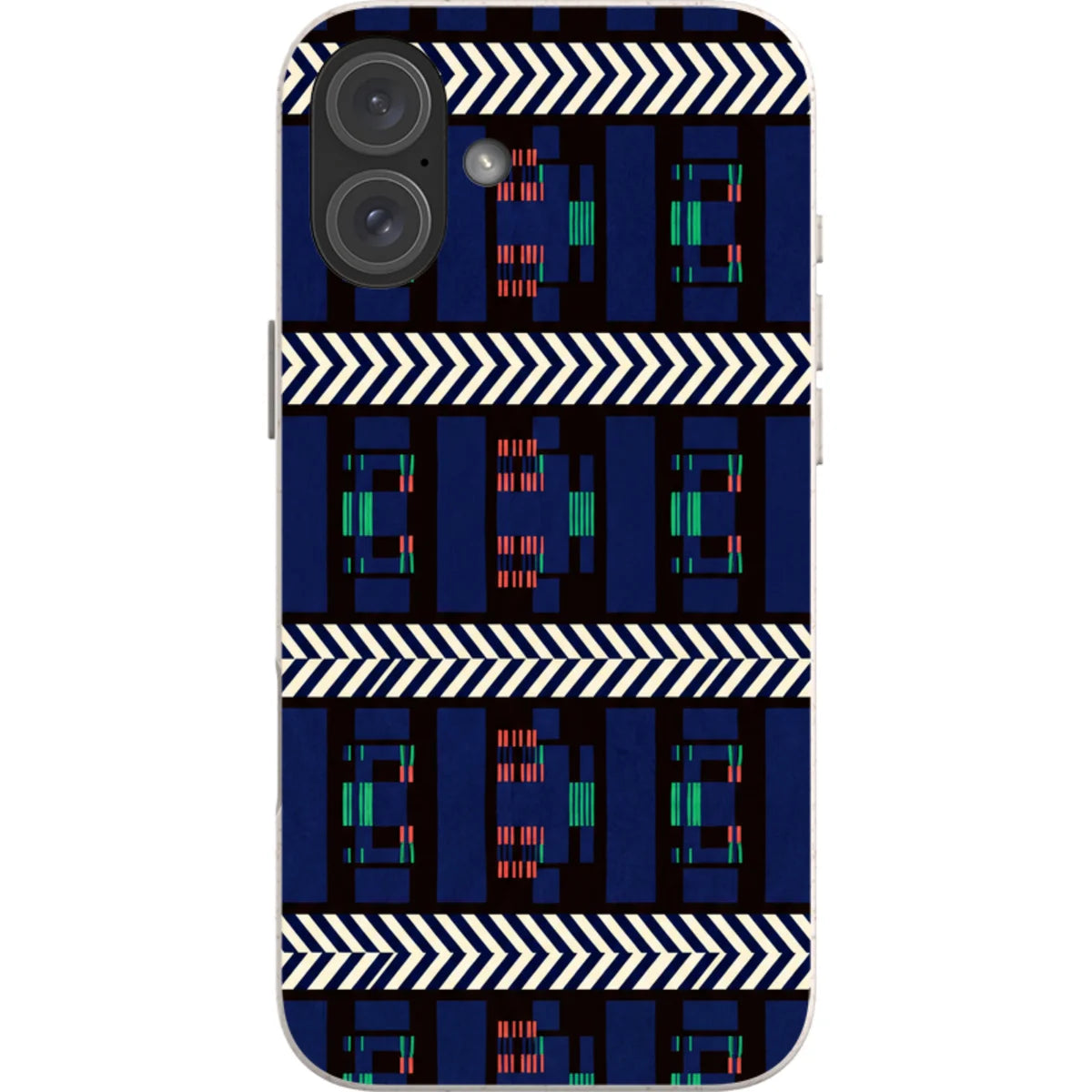 Midnight Aso-Oke by Ada Okoye — iPhone 16 Plus iPhone Bio-degradable Case — Finnaij